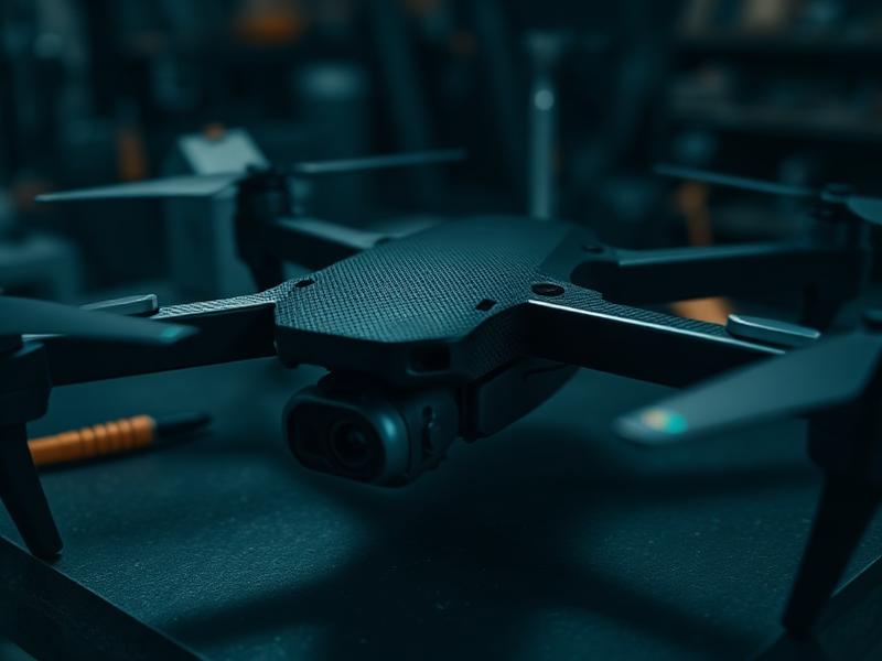 Carbon fibre UAV airframe with 3D printed lightweight components